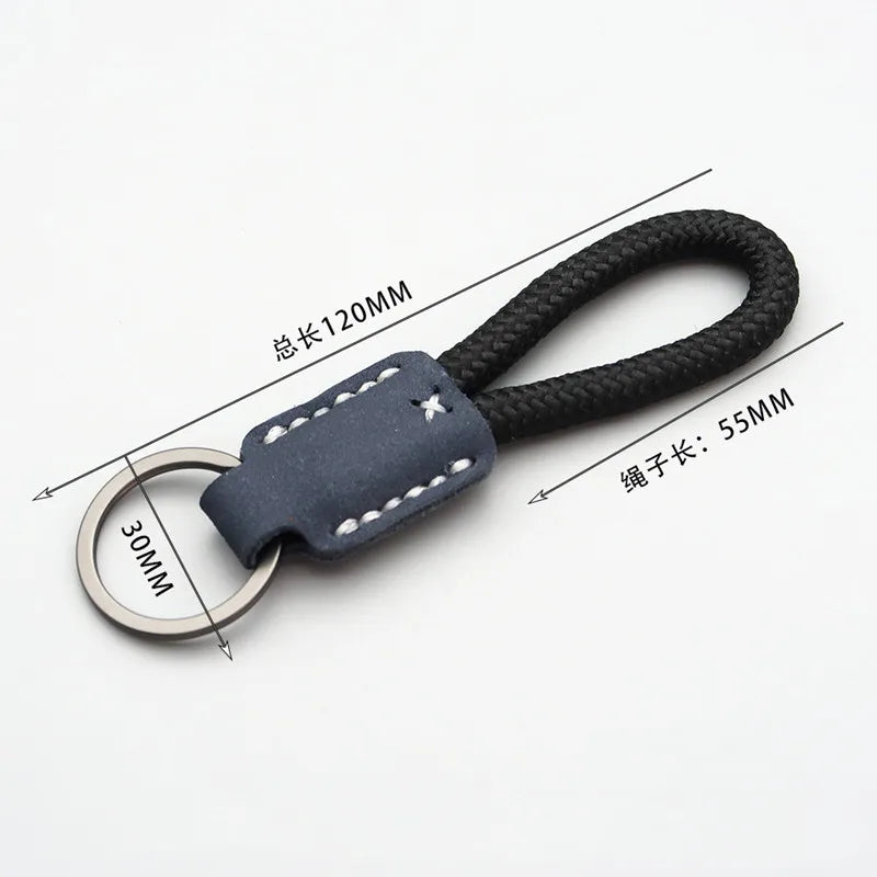 Vintage Cow Leather Keychain