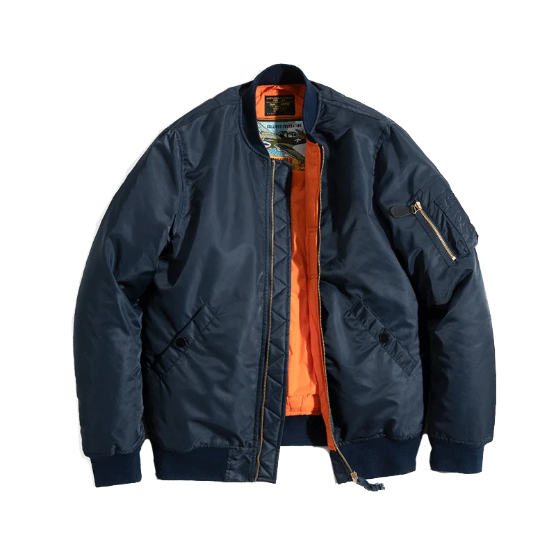 Men's Vintage MA1 Military Pilot Jacket - Nylon Shell