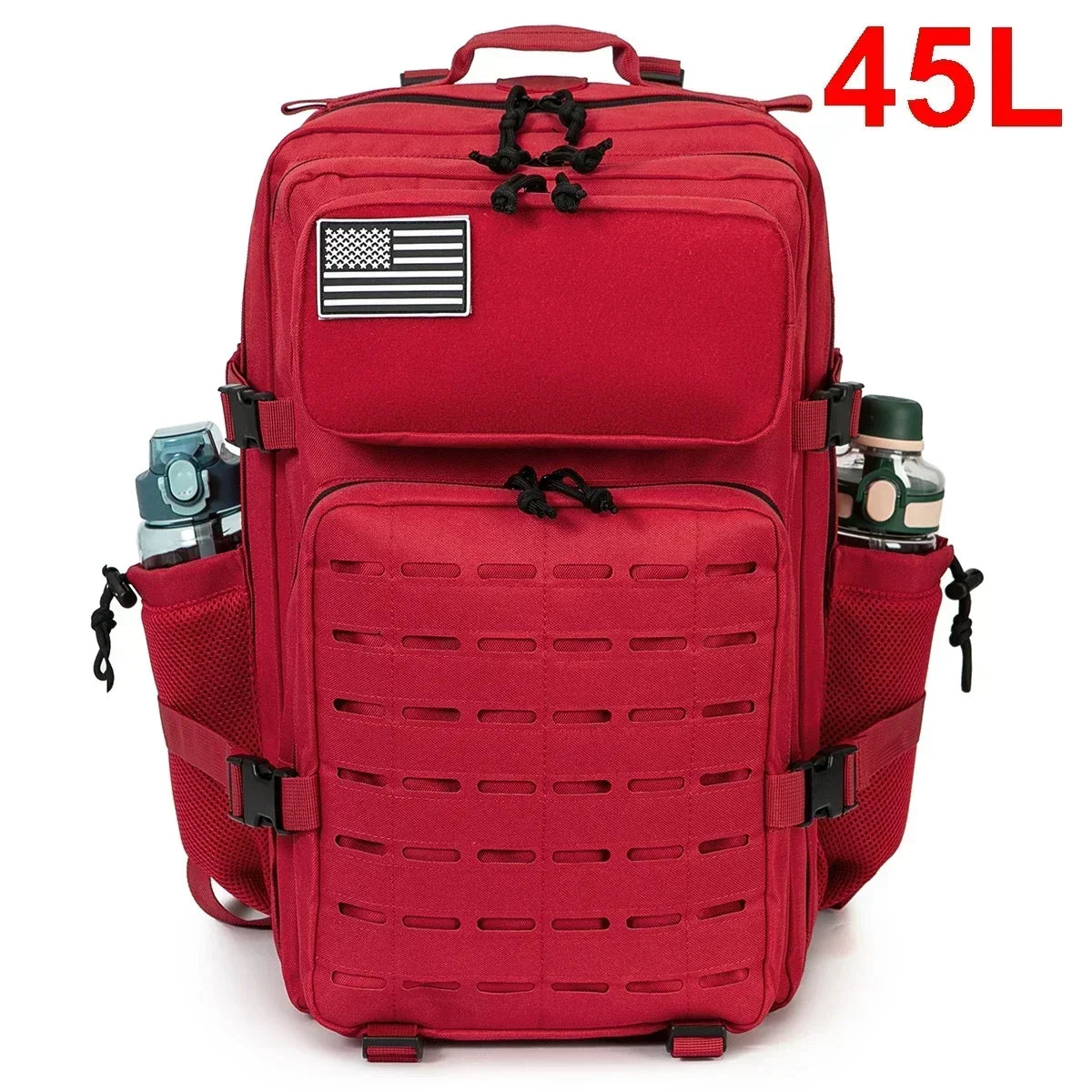 Tactical Backpack 25L 45L For Men And Women With MOLLE Cup Holders