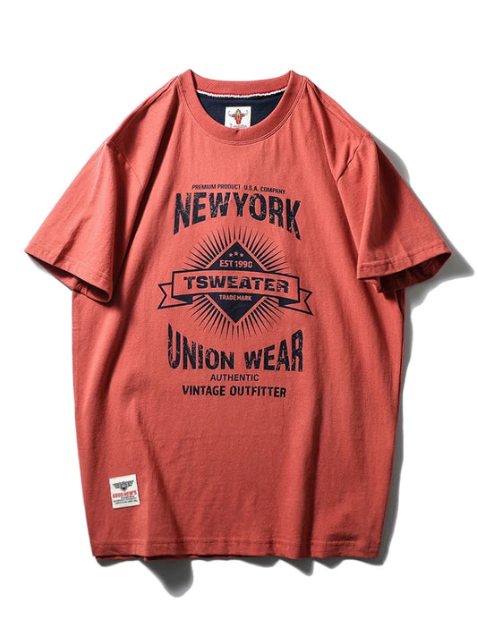 100% Cotton Heavy Vintage Short Sleeve T-Shirts