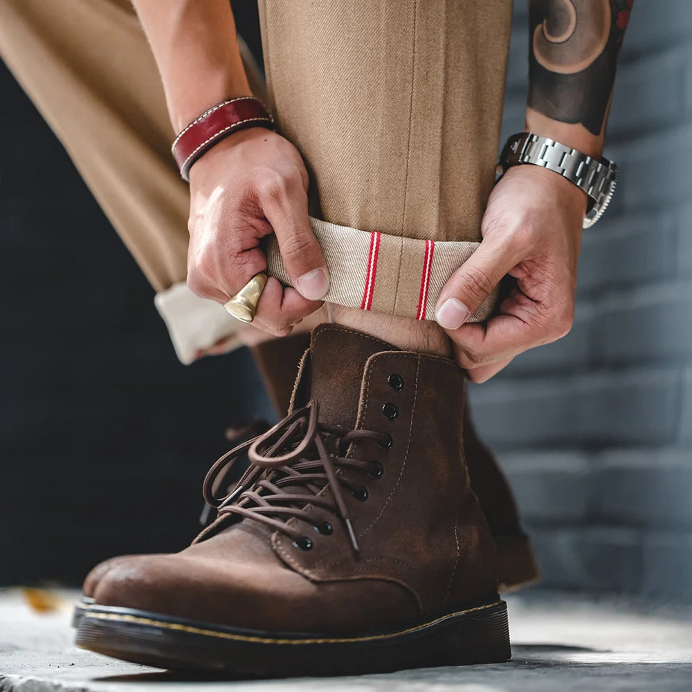 Retro 11.7oz Red-Line Selvedge Raw Denim Jeans for Men