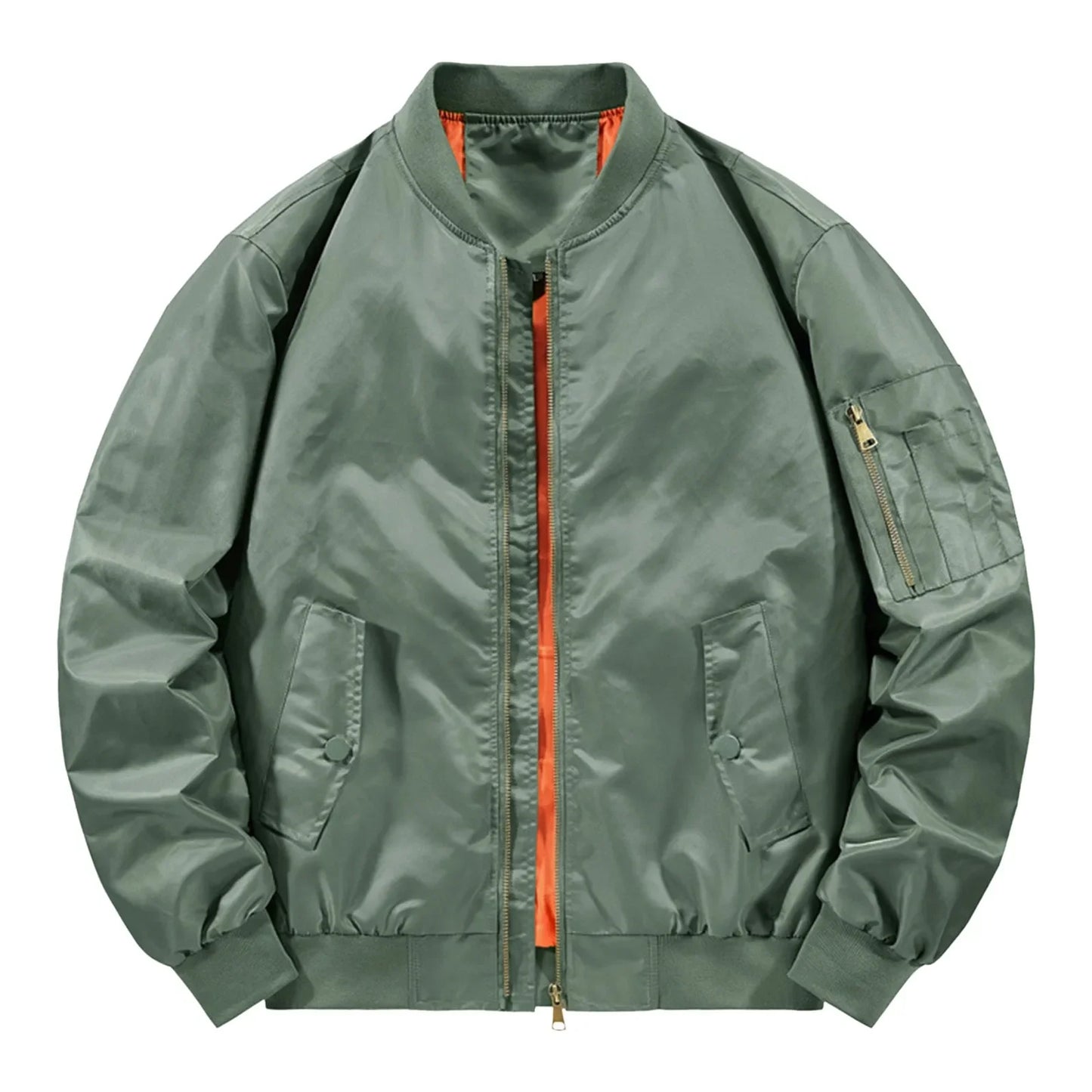 Men's Lightweight Military Style Bomber Jacket