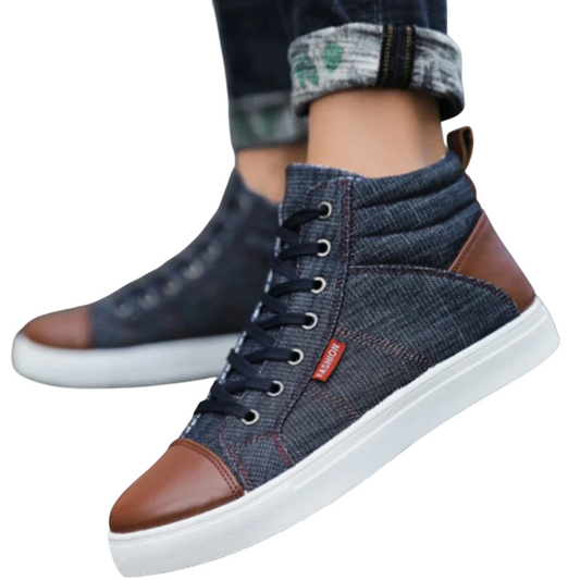 Men's High Top Canvas Board Shoes