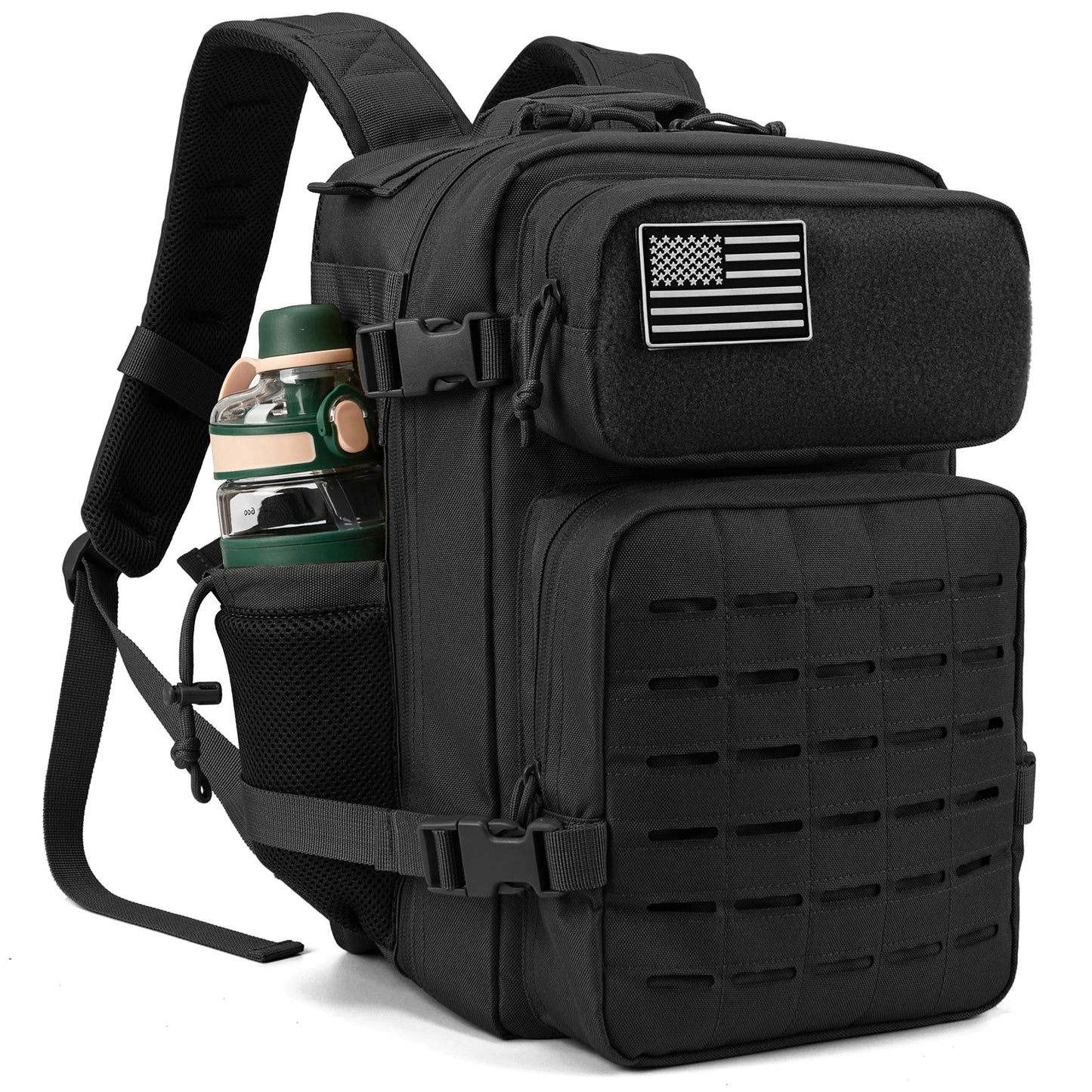Tactical Backpack 25L 45L For Men And Women With MOLLE Cup Holders