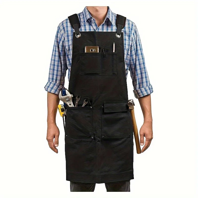 Thickened Cotton Canvas Waterproof Apron