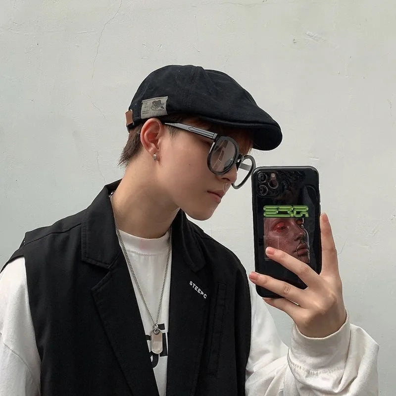 Cotton Newsboy Caps for Men