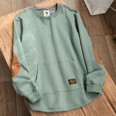 Basic Solid Color Washed Sweatshirts