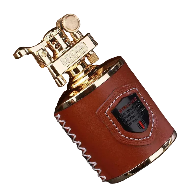 Retro Windproof Grinding Wheel Kerosene Lighter