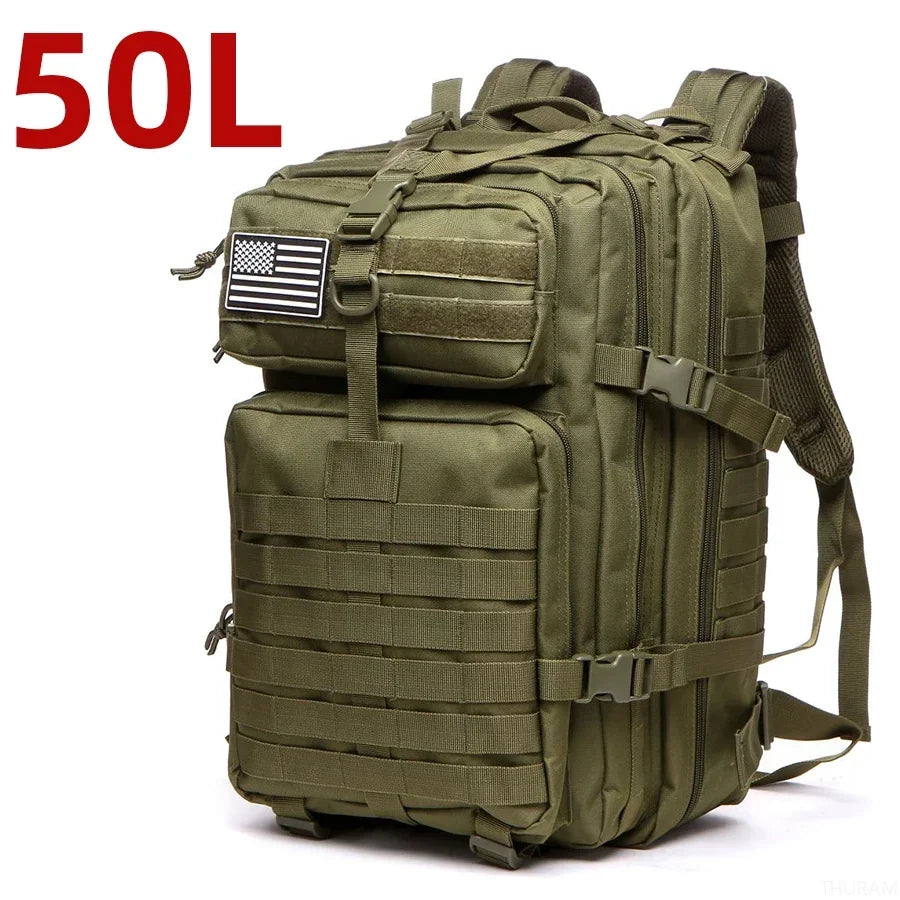 25L/50L Waterproof Nylon Backpack Laptop Ready