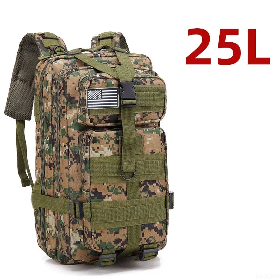 25L/50L Waterproof Nylon Backpack Laptop Ready