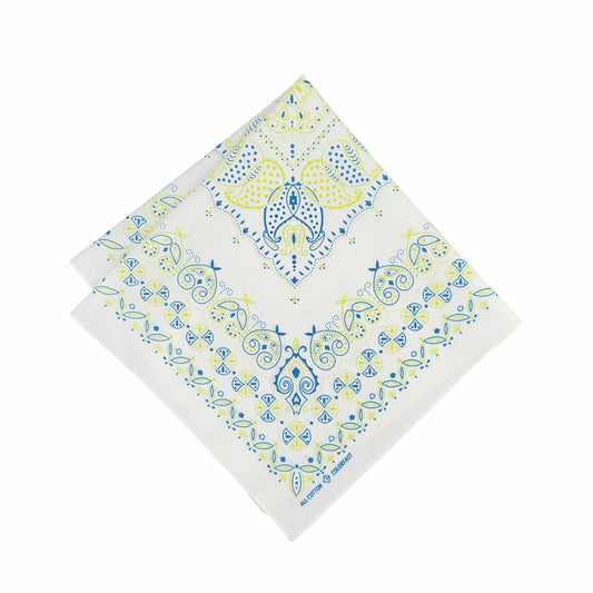 Retro Paisley Cotton Bandana - 55CM