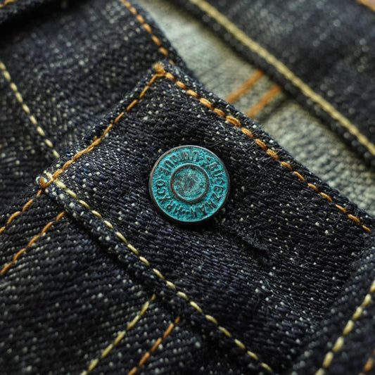 Men's Sanforized Selvedge Denim Jeans - Limited Edition Double-sided Dyeing 66 Fit 20 Oz