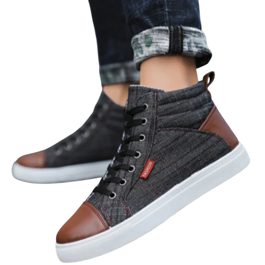 Men's High Top Canvas Board Shoes