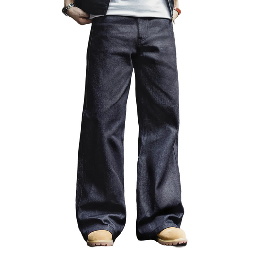 15.6oz Wide Leg Raw Selvedge Denim Jeans