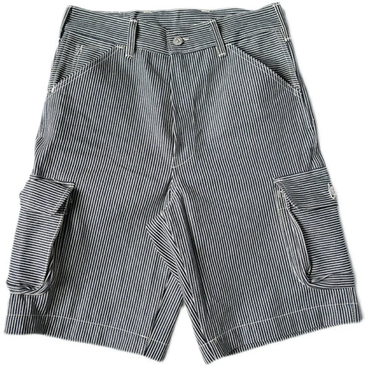 Vintage Hickory Stripe Cargo Shorts