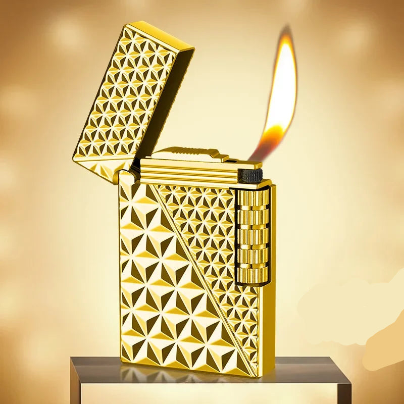 Windproof Waterproof Metal Lighter — Powerful Flame