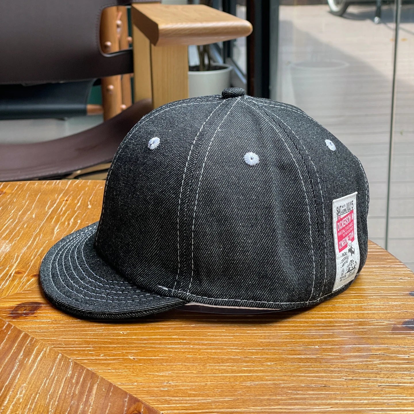 Denim Short Brim Baseball Cap