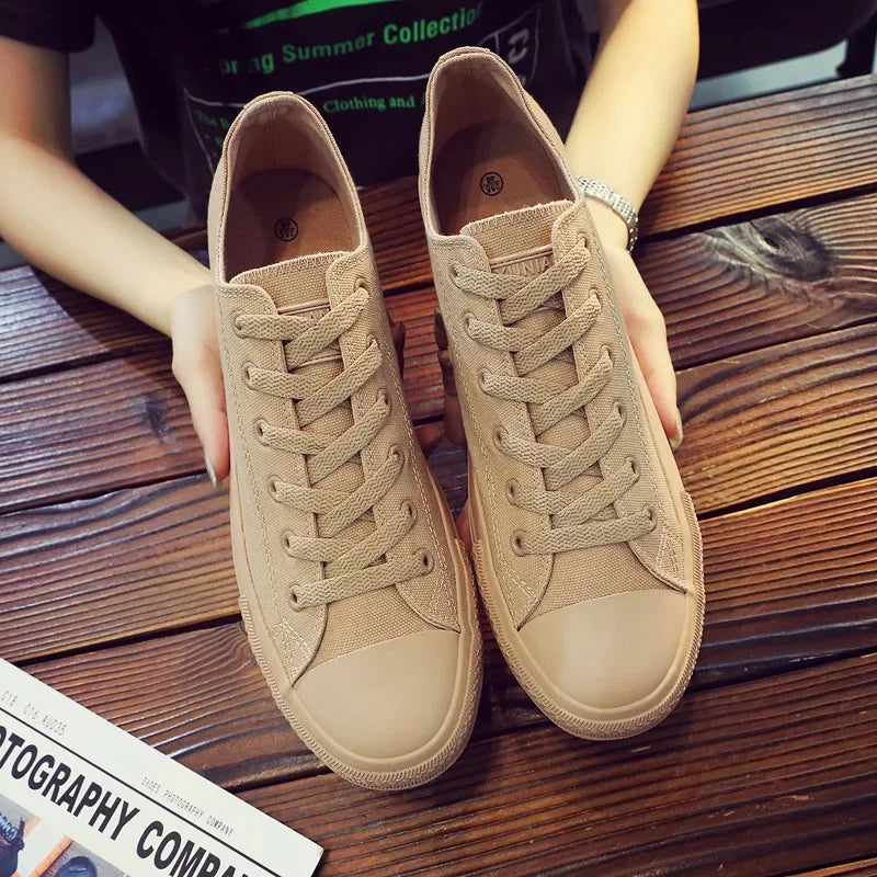Milk Tea Canvas Sneakers