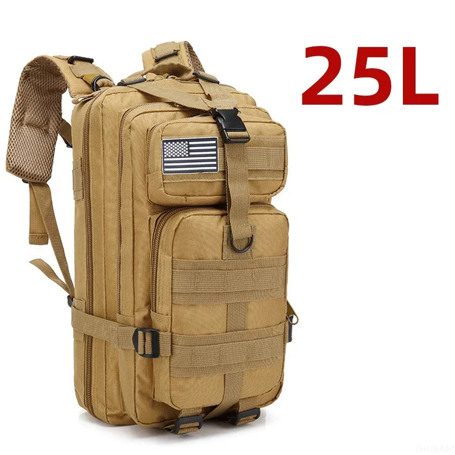 25L/50L Waterproof Nylon Backpack Laptop Ready
