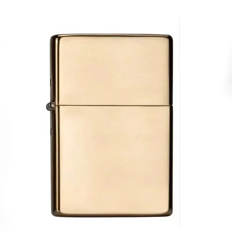 Brass Windproof Kerosene Lighter — Ultra-Thin