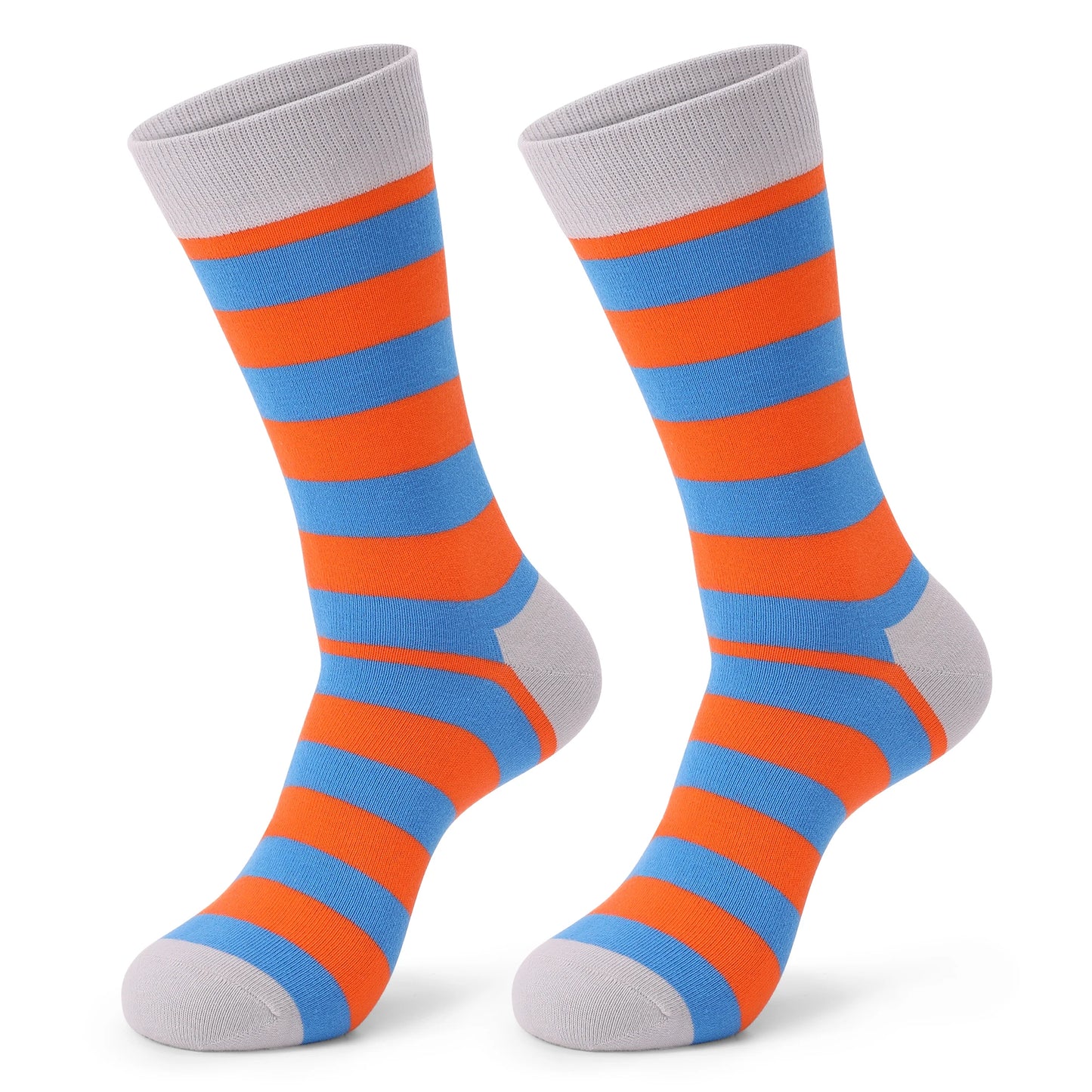Men's Colorful Striped Dress Socks - 5 Pack