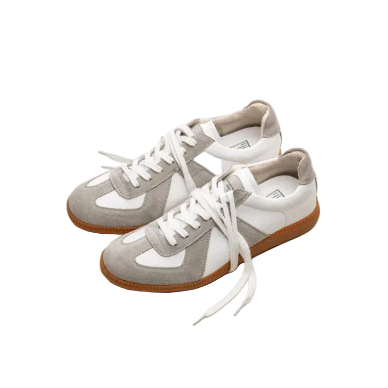 Simple Patchwork German Army Sneakers