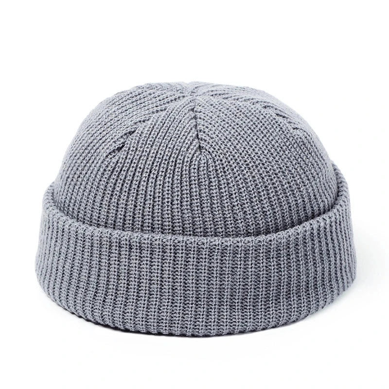 Knitted Wool Hat - Simple Warm Skully Beanie