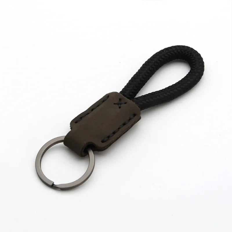 Vintage Cow Leather Keychain
