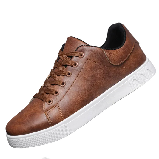 Men's Leather Casual Loafers Platform Shoes Everyday Wear