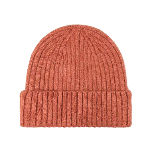Thick Wool Beanie Hat - Warm Knitted Cap