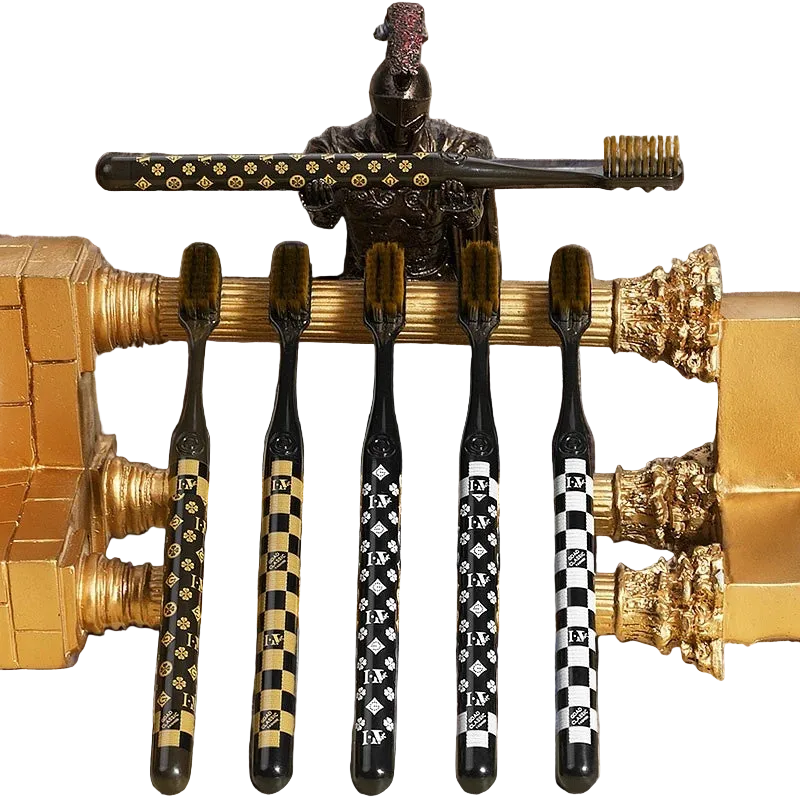 Six Pack Soft Bristle Luxury Toothbrushes