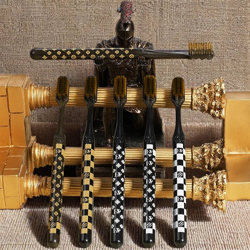 Six Pack Soft Bristle Luxury Toothbrushes