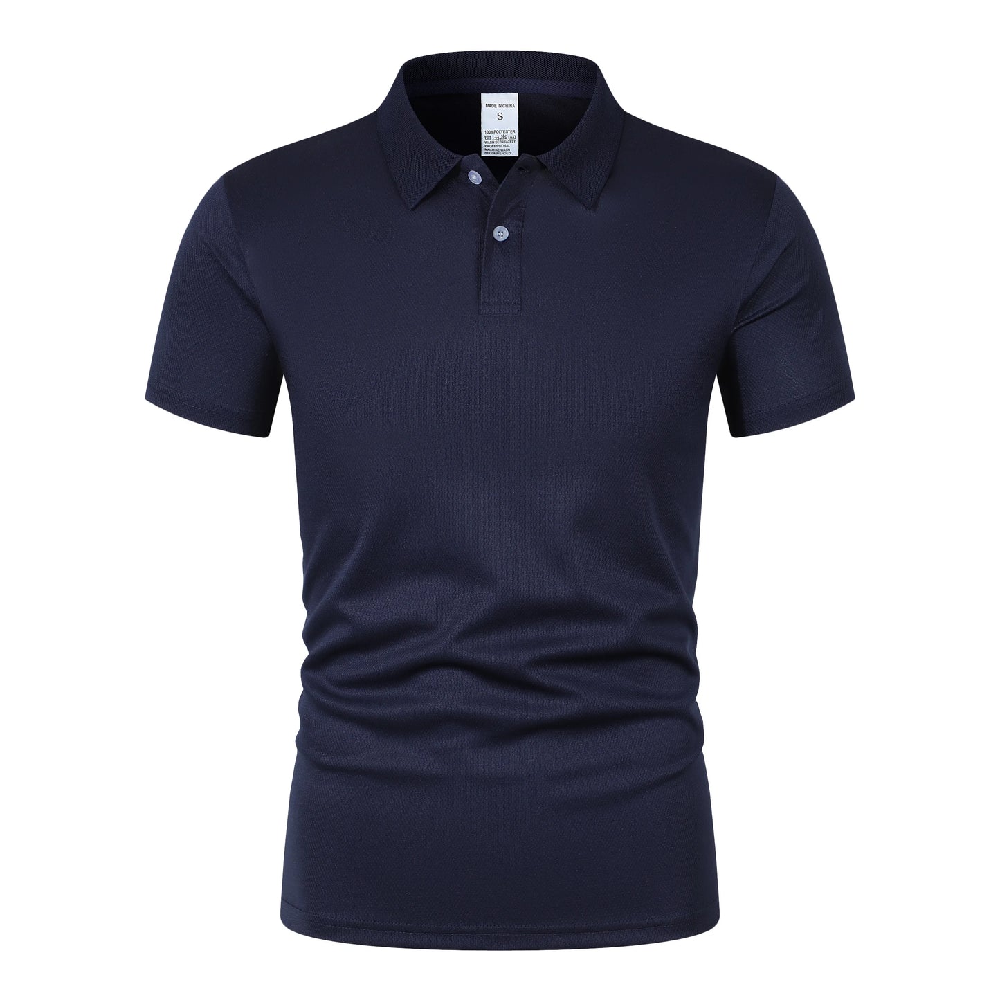 Solid Color Ultra-Light Breathable Polo Shirt for Men