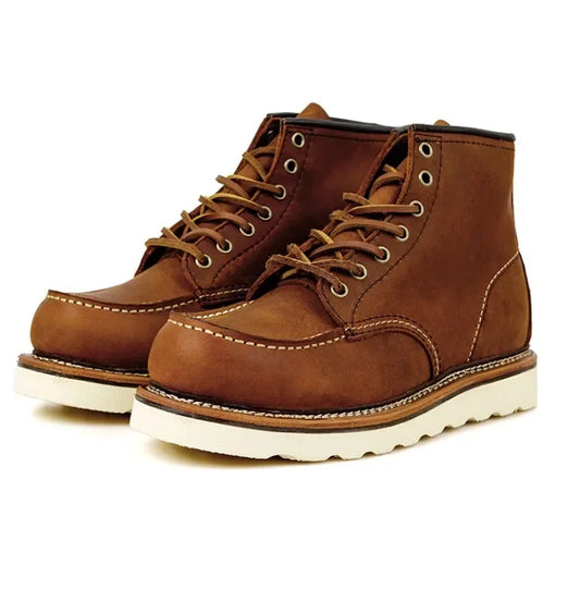 Men's 1907 Vintage Leather Boots - Goodyear Cowhide