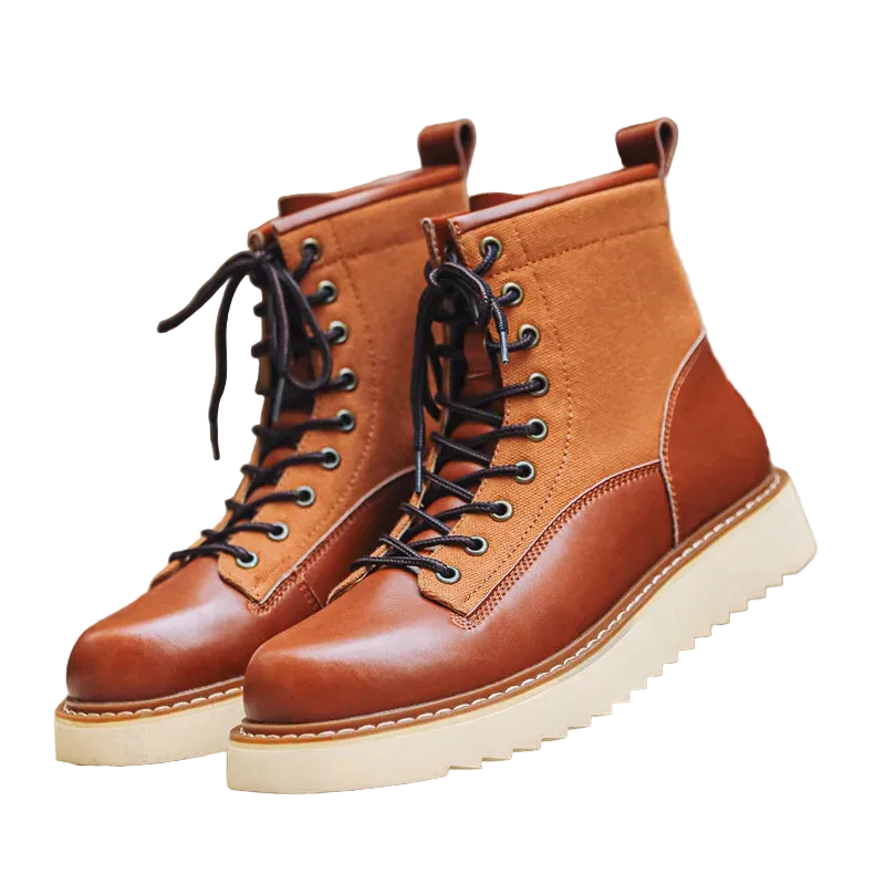 Handmade Vintage British Men's Ankle Boots | High-Quality Dress Leather Shoes