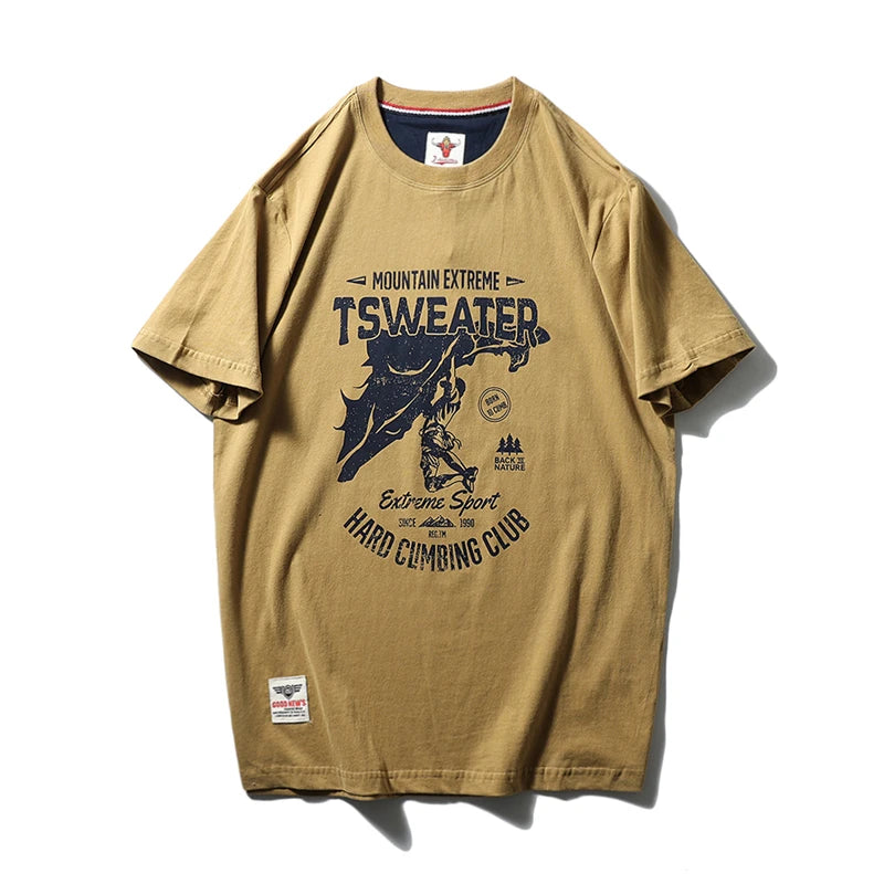 100% Cotton Heavy Vintage Short Sleeve T-Shirts