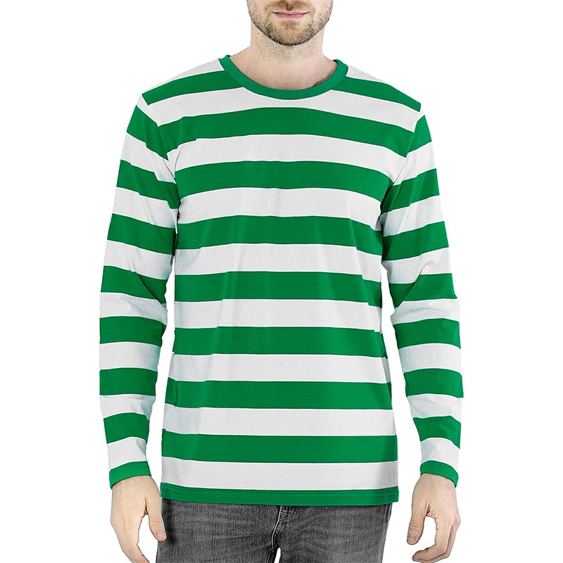 Men's Bold Striped Long Sleeve T-Shirts