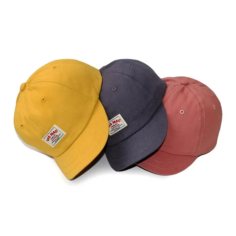 Japanese Style Short Brim Duckbill Cap