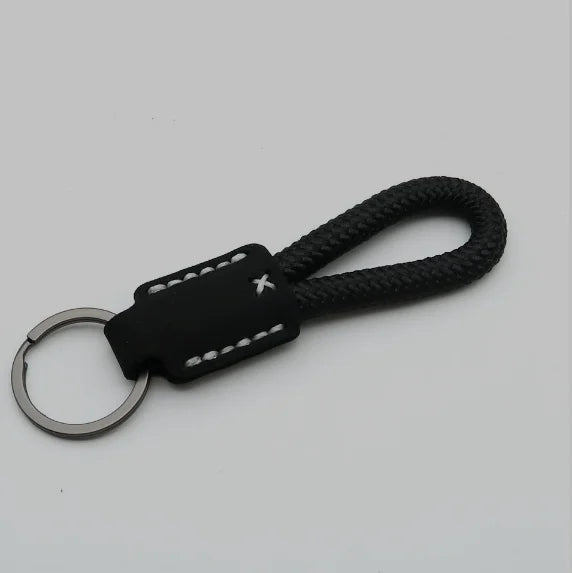 Vintage Cow Leather Keychain