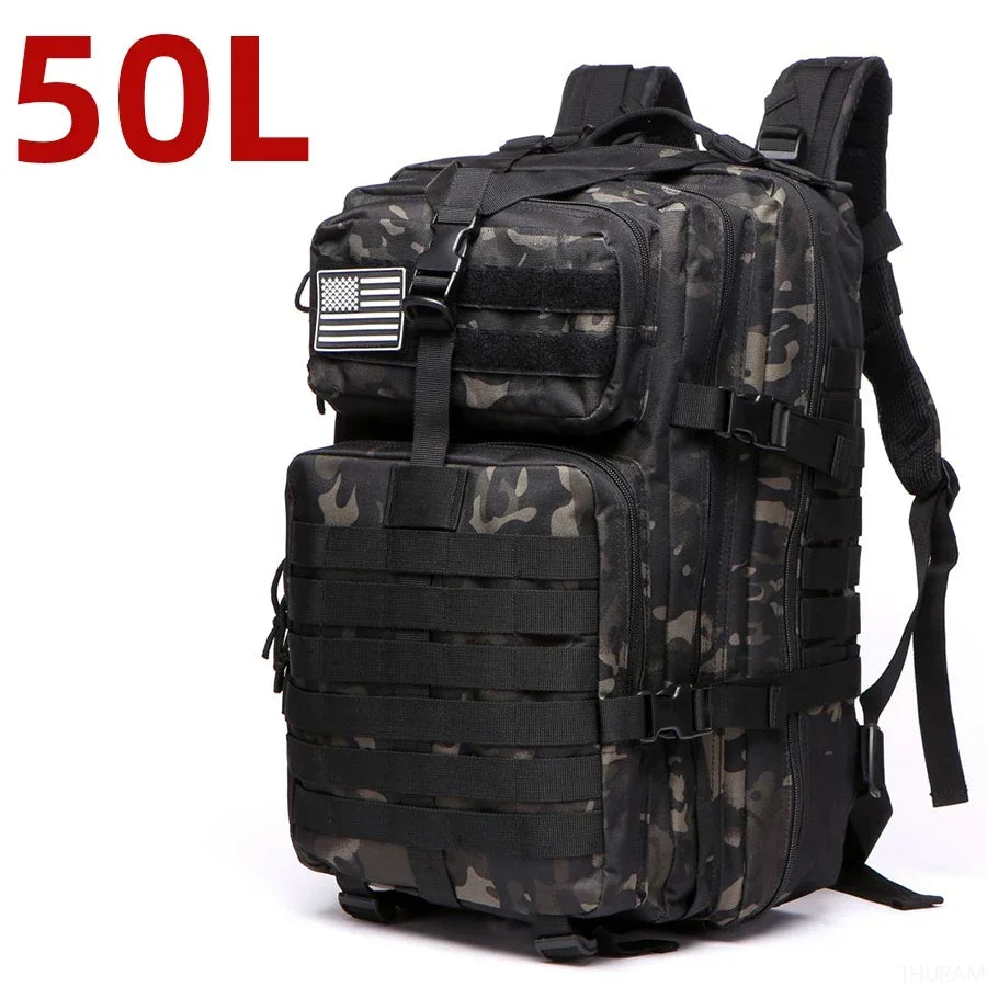 25L/50L Waterproof Nylon Backpack Laptop Ready