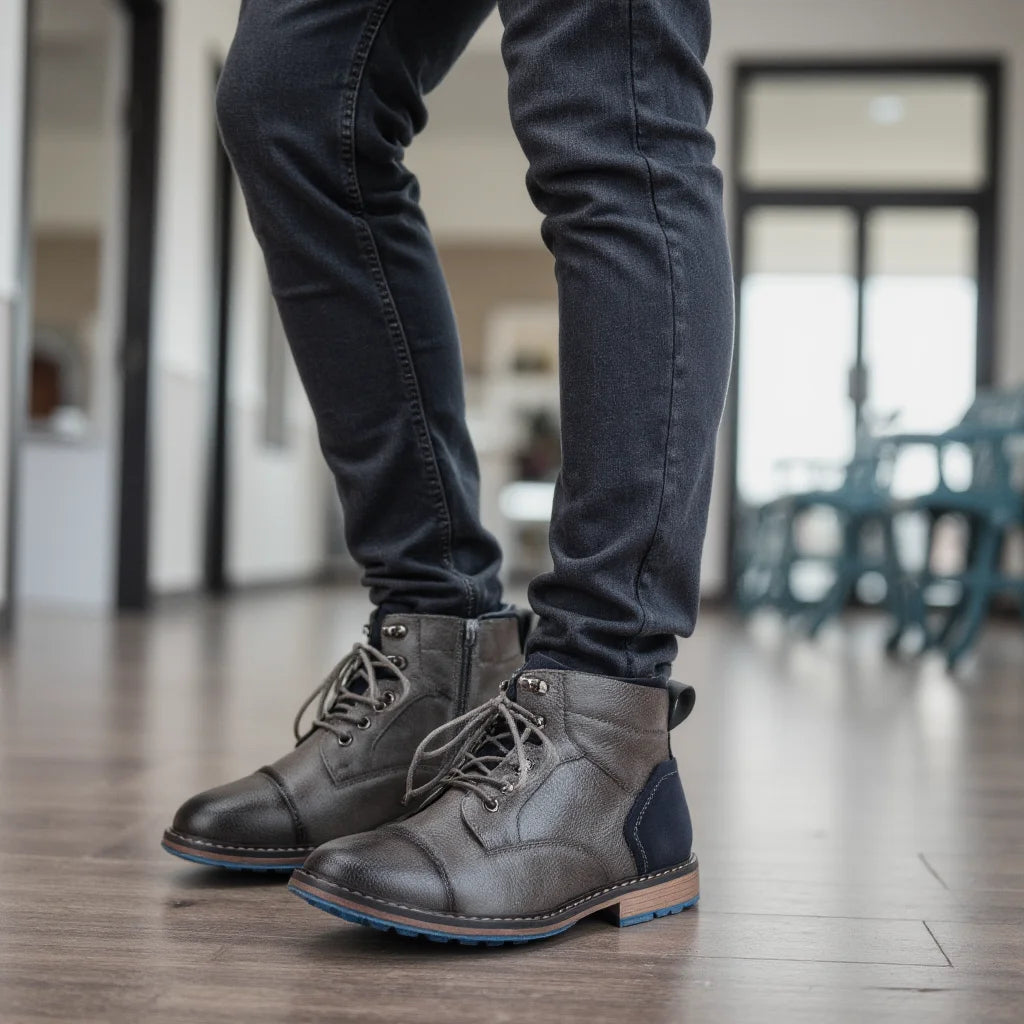 Men's Ankle Boots - Men's Leather Boots