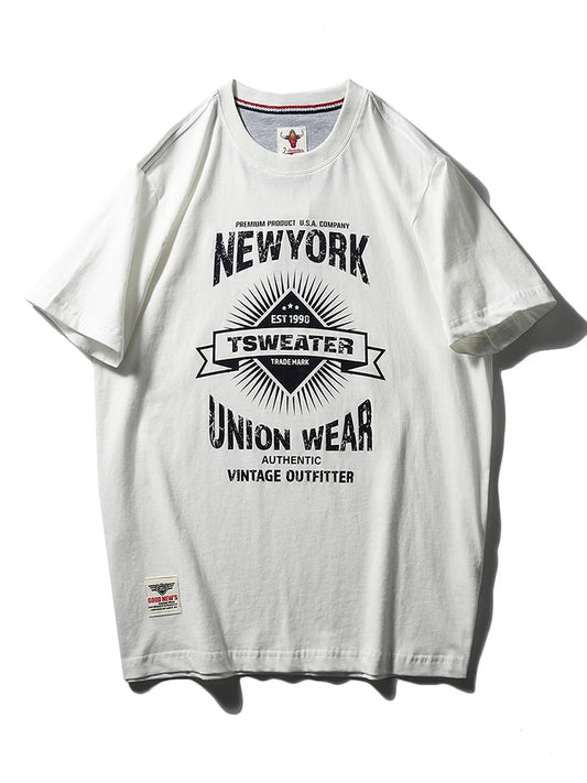 100% Cotton Heavy Vintage Short Sleeve T-Shirts