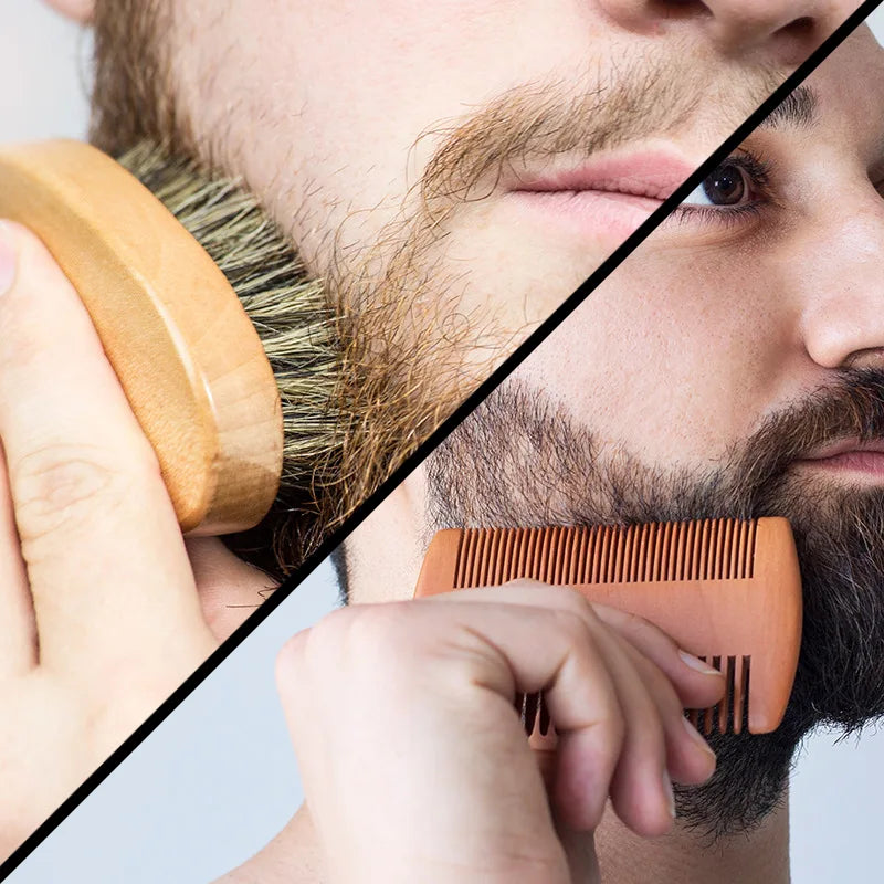 Boar Bristle Shaving Brush Grooming Kits
