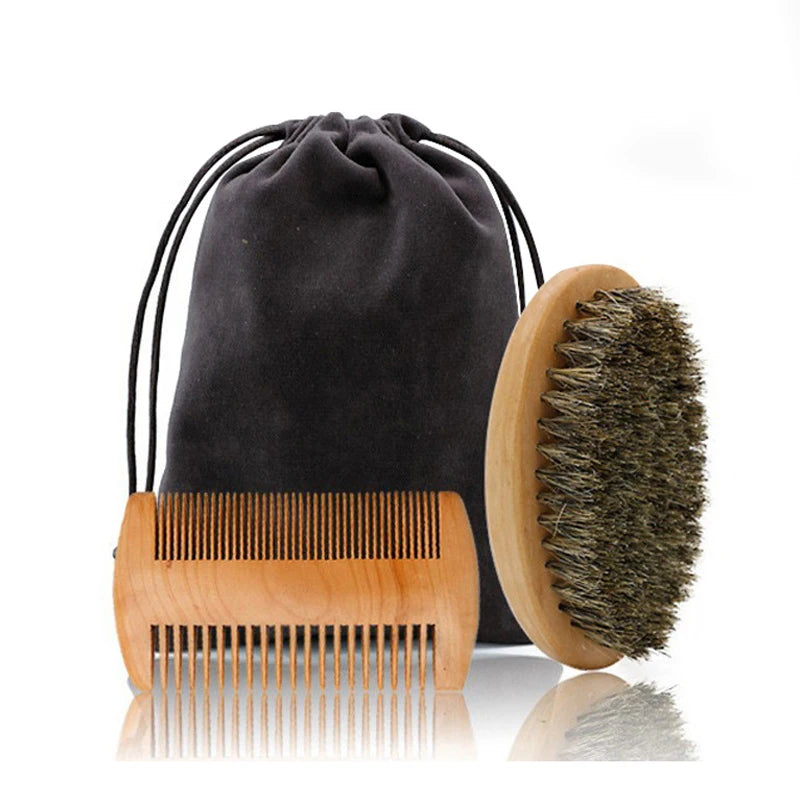 Boar Bristle Shaving Brush Grooming Kits