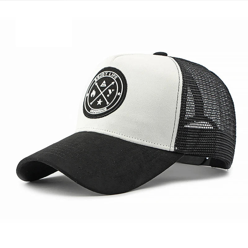 "Enjoy Life" Mesh Snapback Cap
