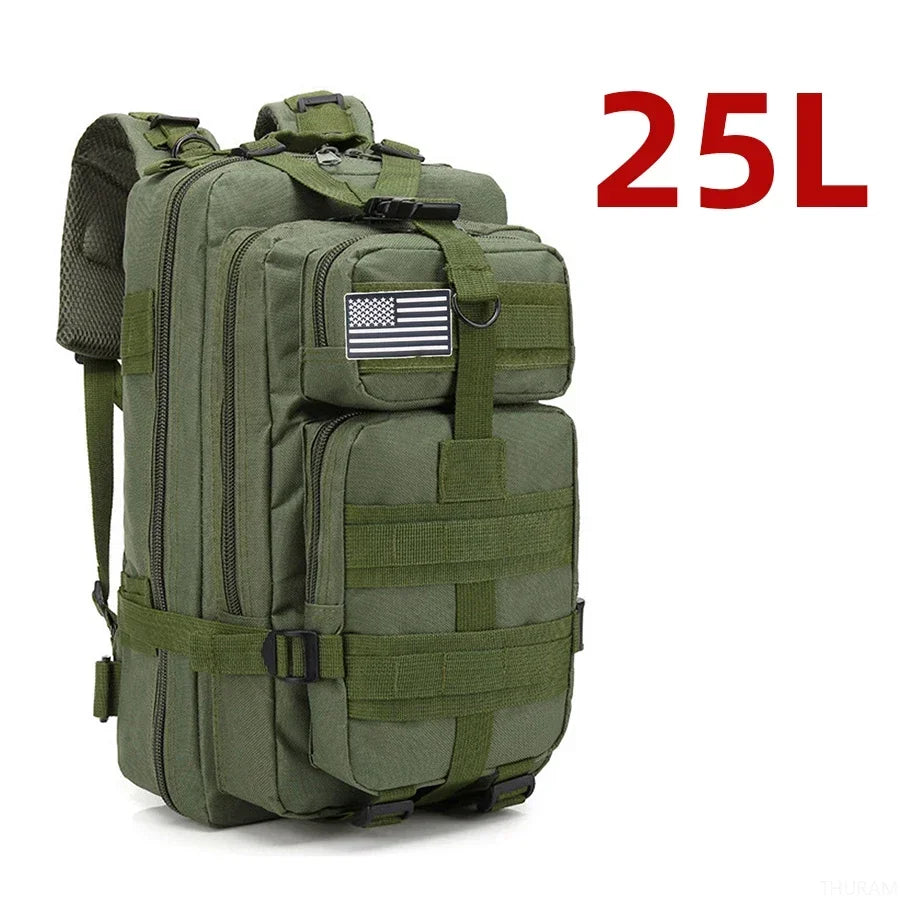 25L/50L Waterproof Nylon Backpack Laptop Ready