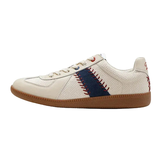 Vintage German Trainer Shoes For Men Baseball Inspired Running Sneakers