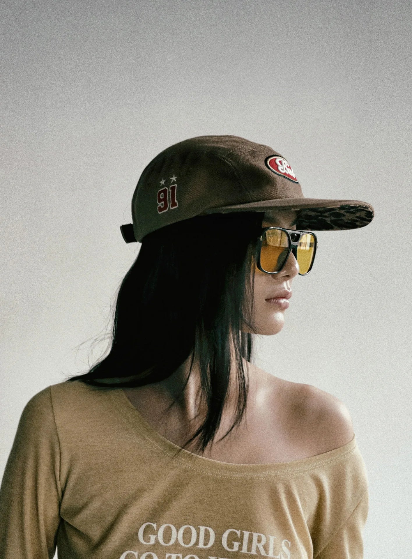 Embroidered Soft Top Duck Tongue Baseball Hat