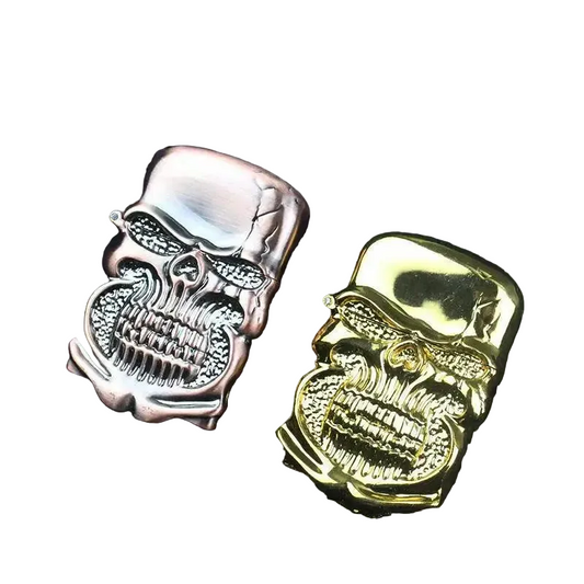 Skeleton Grinding-Wheel Fuel Lighter