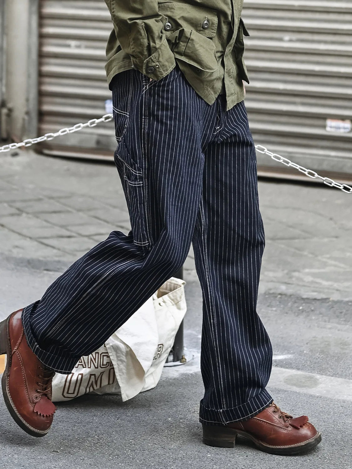 American Retro Wabash Workwear Denim Jeans